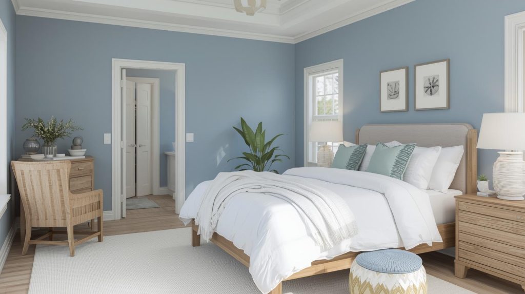 Calming Blues Serenity in the Bedroom