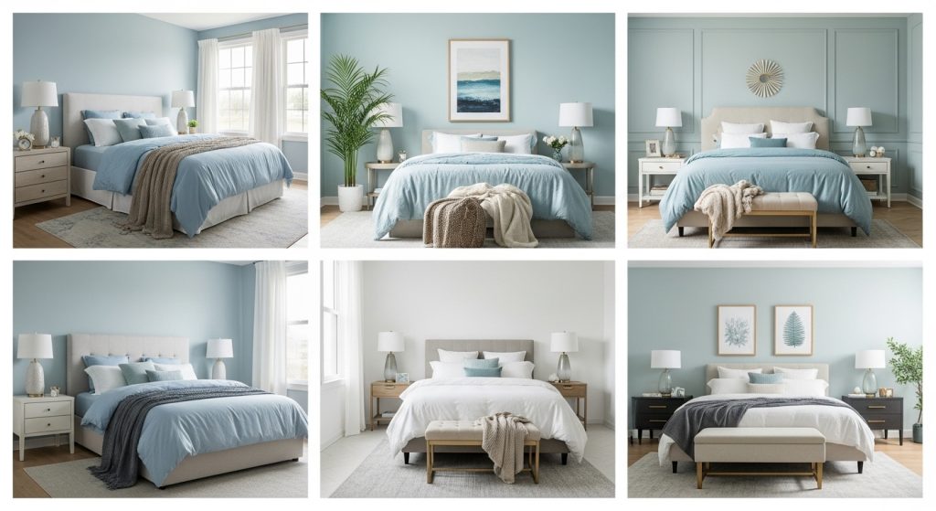 Blue Green Bedroom