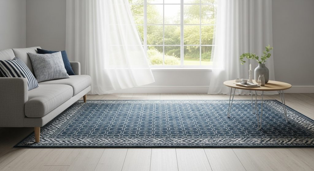Curtains and Rugs