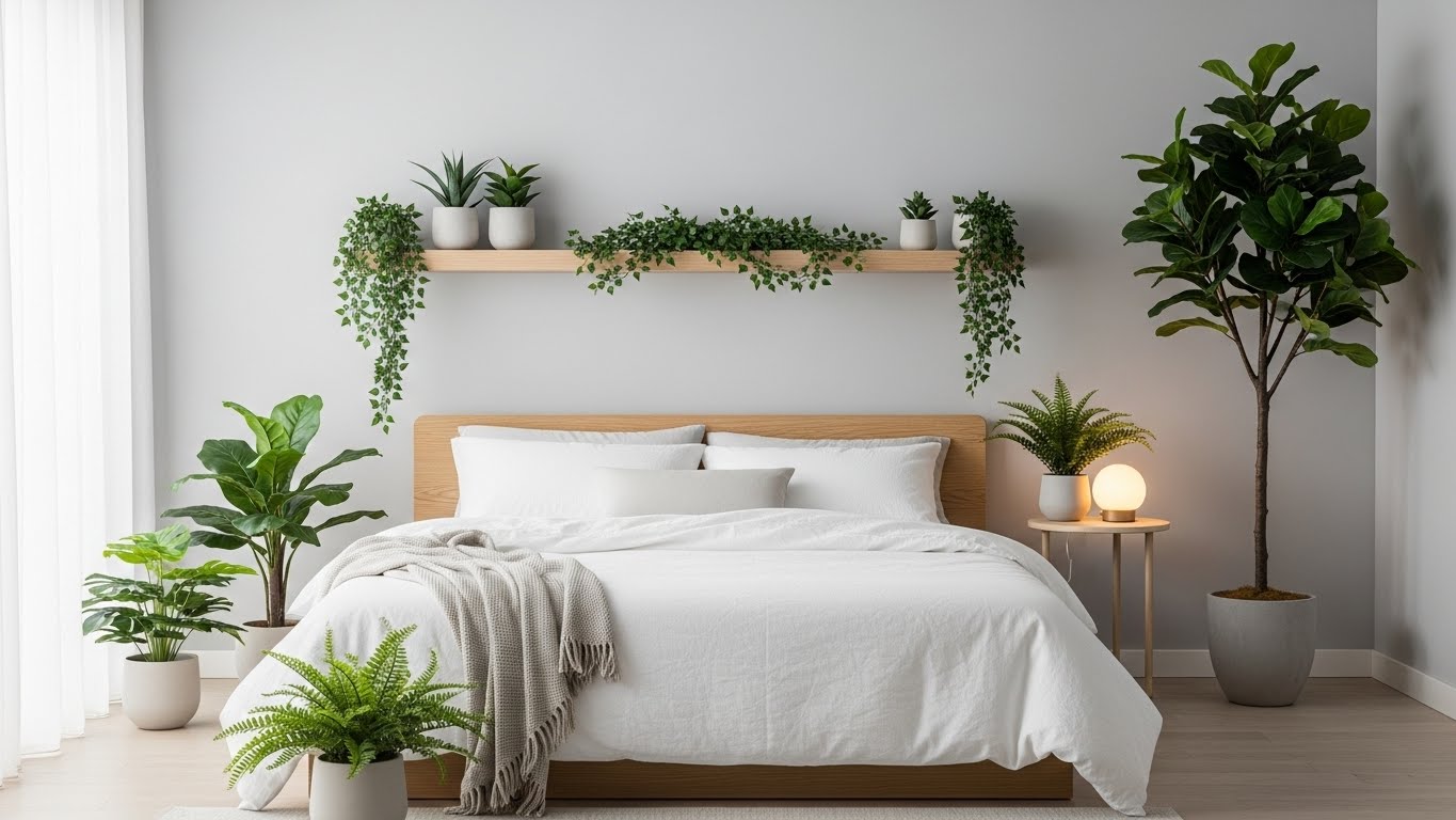 Artificial Greenery Bedroom Decor – Simple Ways to Create a Calm, Stylish Space